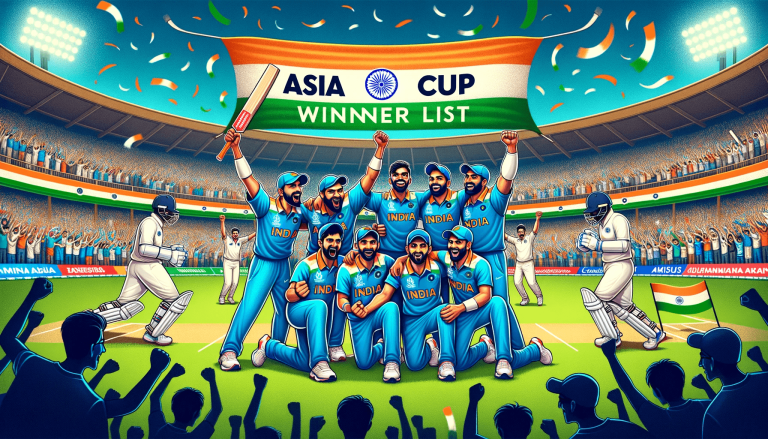 Asia Cup Winner List: All Asia Cup Winners