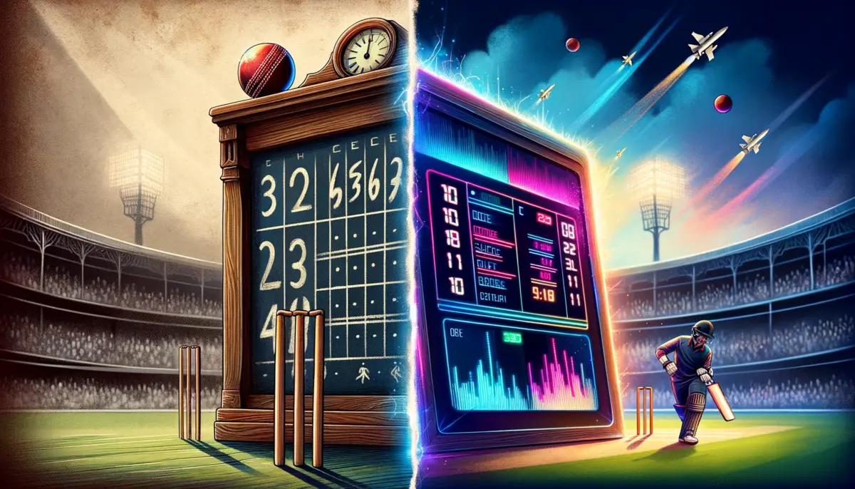 Comparing the Traditional and Modern Cricket Scoring System