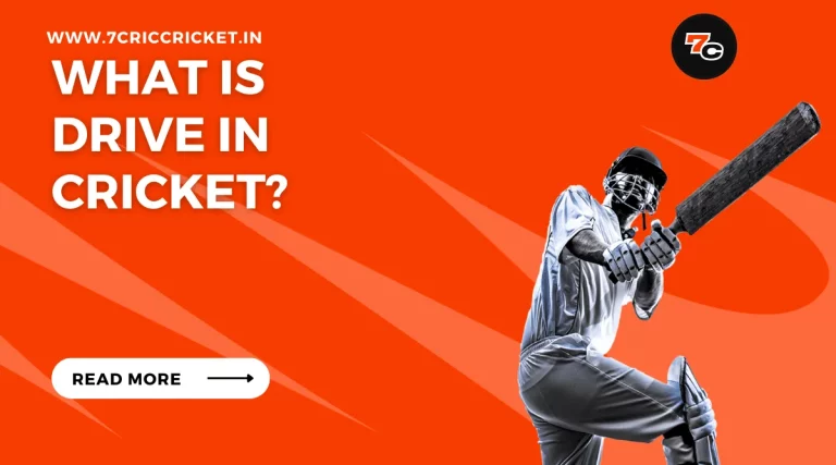 What is Drive in Cricket