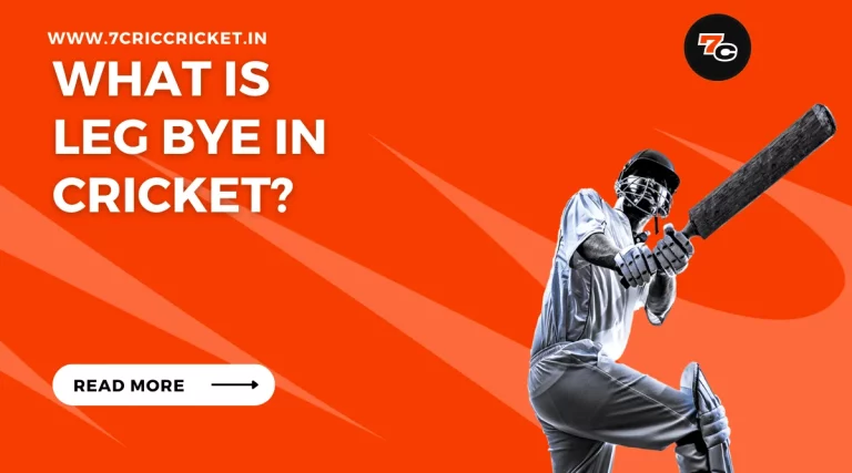 What Is Leg Bye in Cricket?