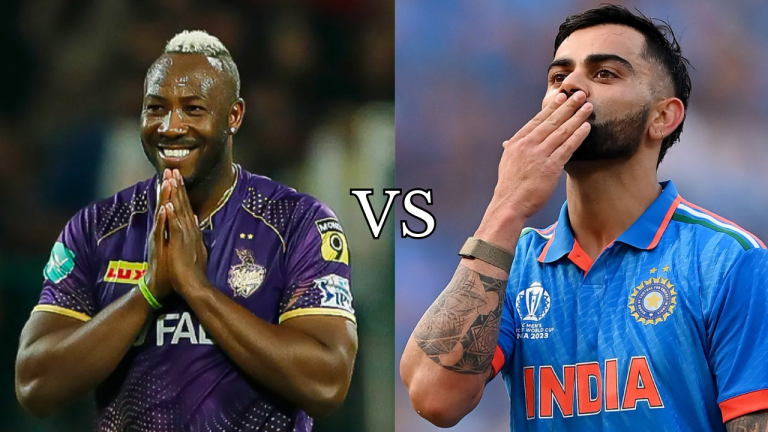 Andre Russell vs Virat Kohli