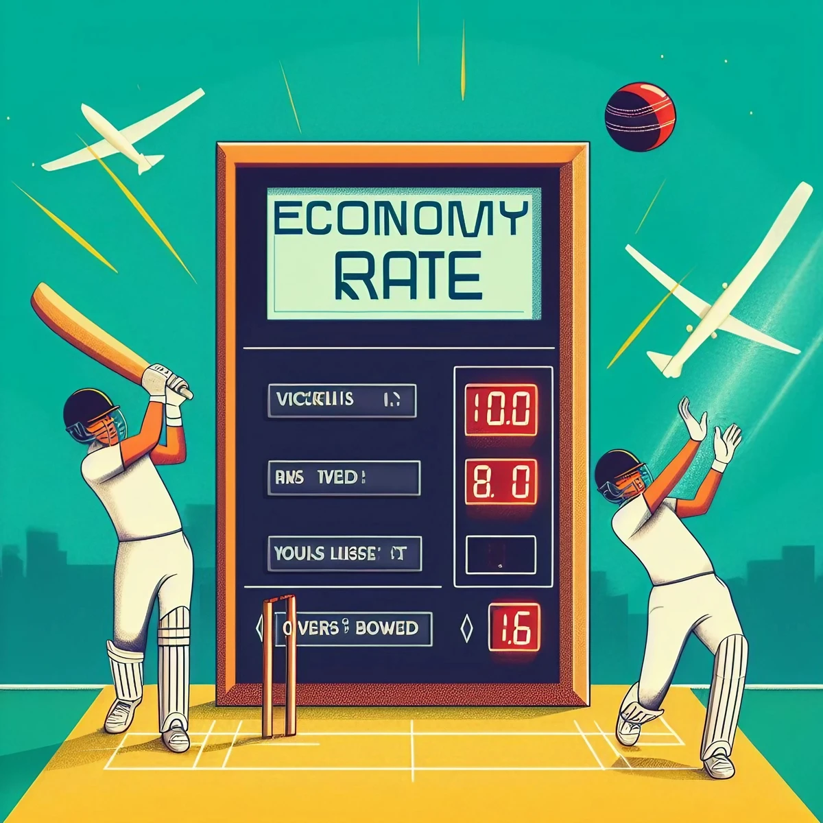 Cricket Economy Rate (Econ) Calculator