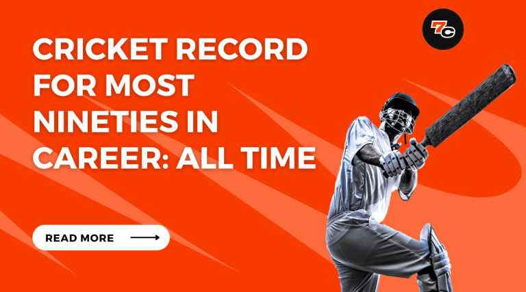 Cricket Record For Most Nineties in Career All Time