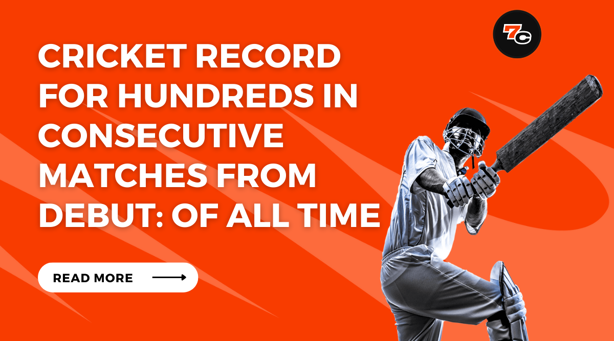 Cricket Record for Hundreds in Consecutive Matches from Debut: Of All Time