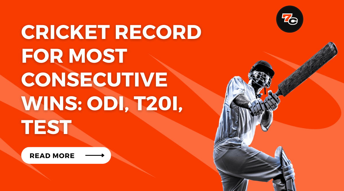 Cricket Record for Most Consecutive Wins: ODI, T20I, Test