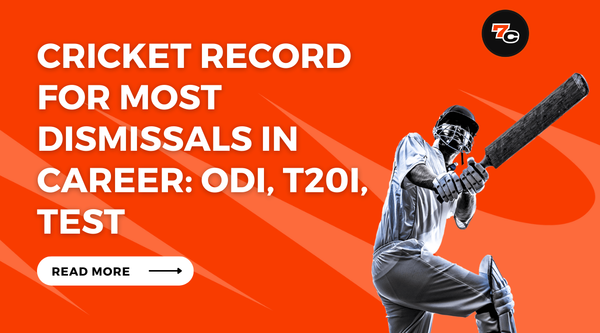 Cricket Record for Most Dismissals in Career: ODI, T20i, Test
