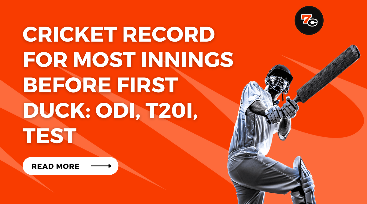 Cricket Record for Most Innings Before First Duck: ODI, T20i, Test