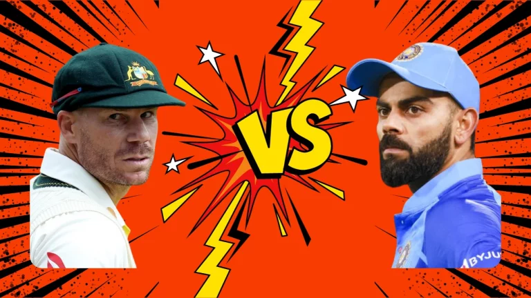 David Warner vs Virat Kohli