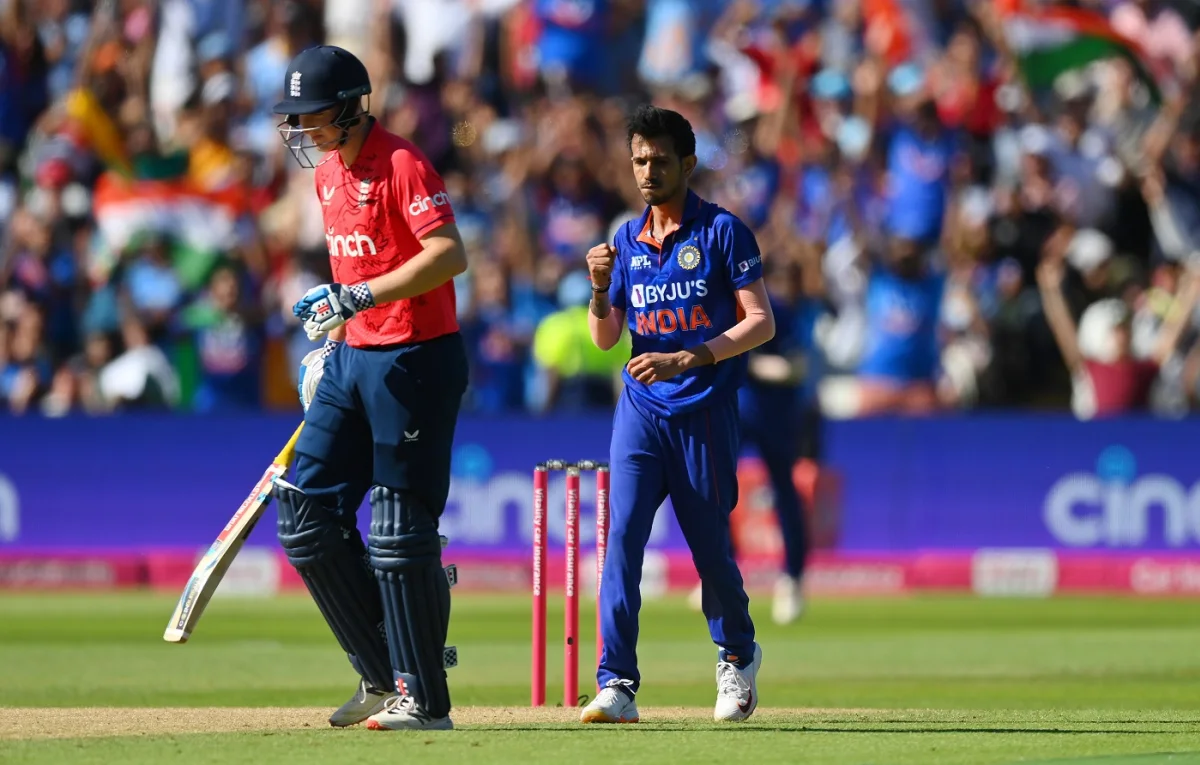 Harry Brook vs Yuzvendra Chahal, England vs India, 2nd Men's T20i, 2022