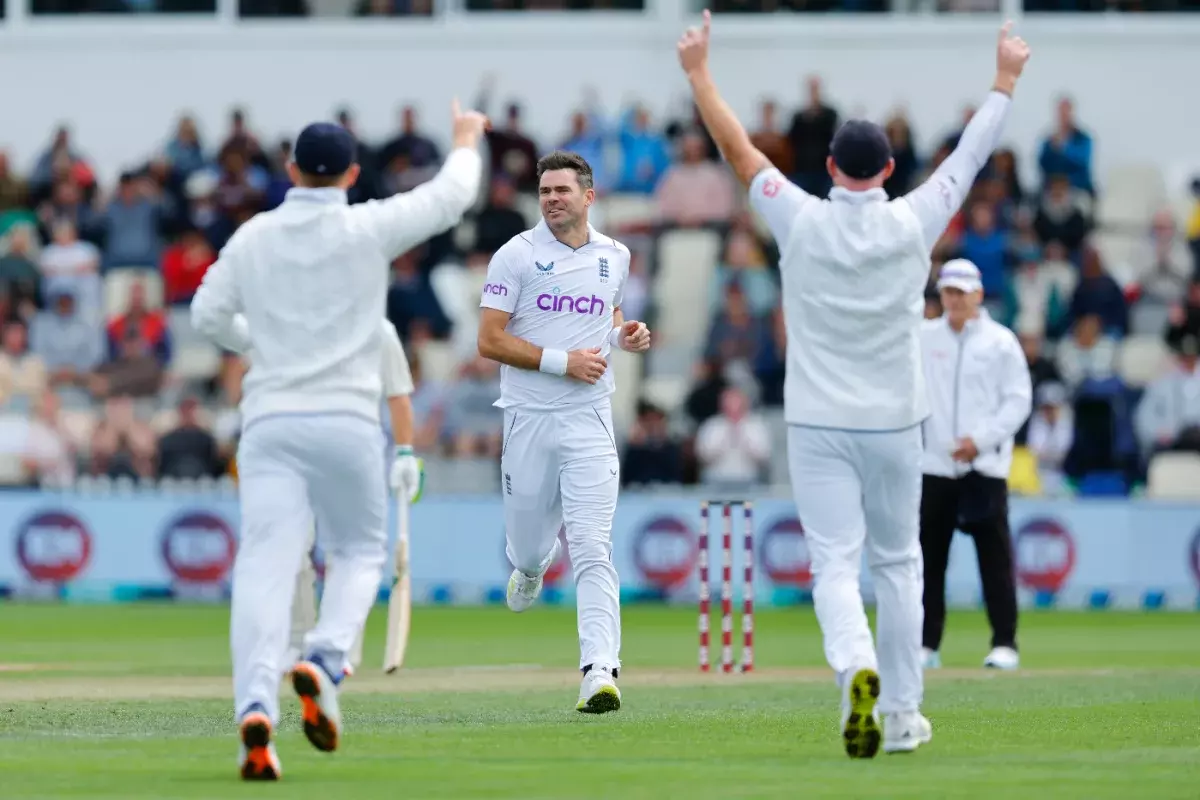 James Anderson, England vs New Zealand, 2nd Test, 2023