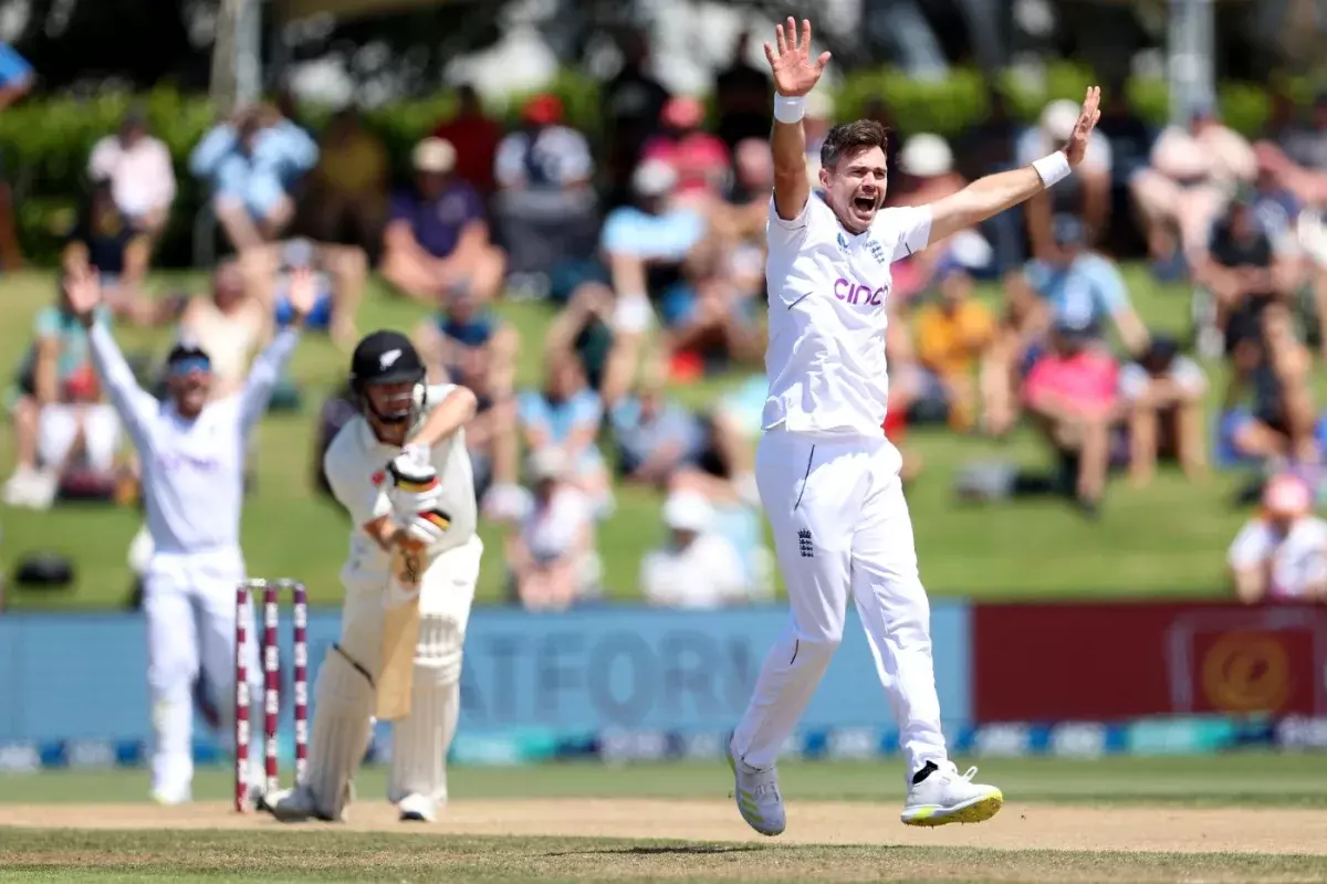 James Anderson, New Zealand vs England, 1st Test, 2023