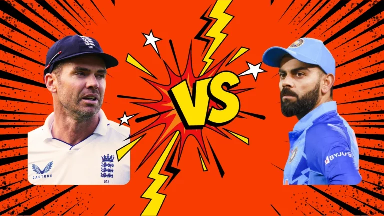 James Anderson vs Virat Kohli