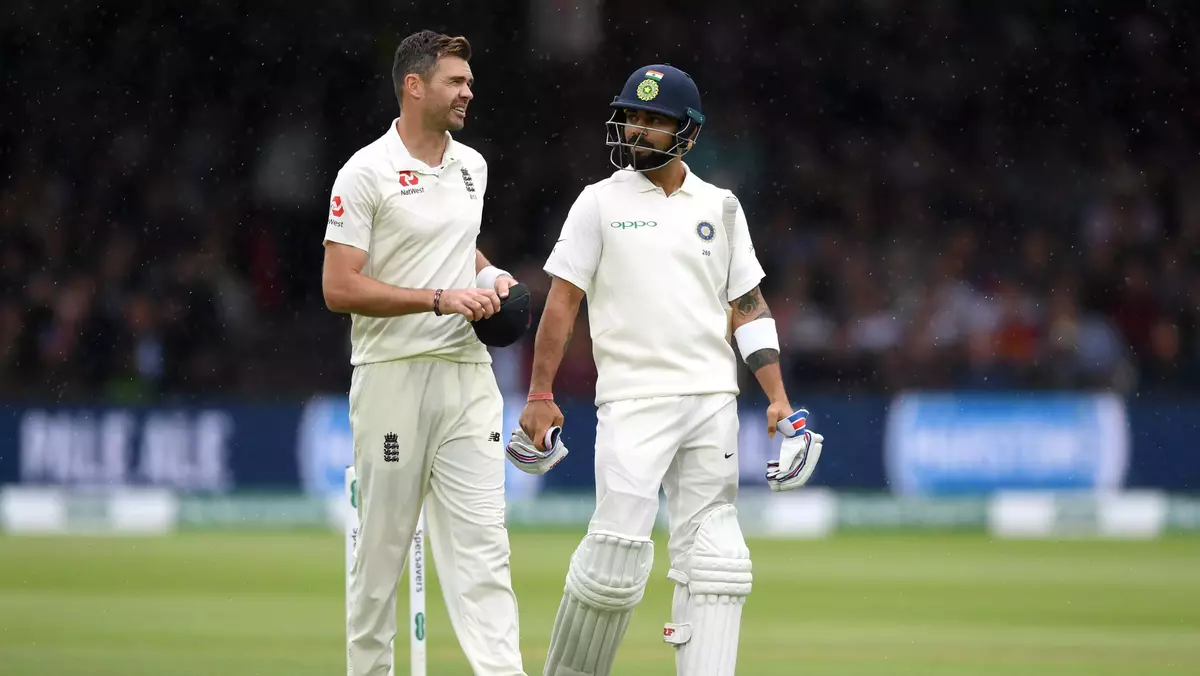 James Anderson vs Virat Kohli, England vs India, 2nd Test, 2018