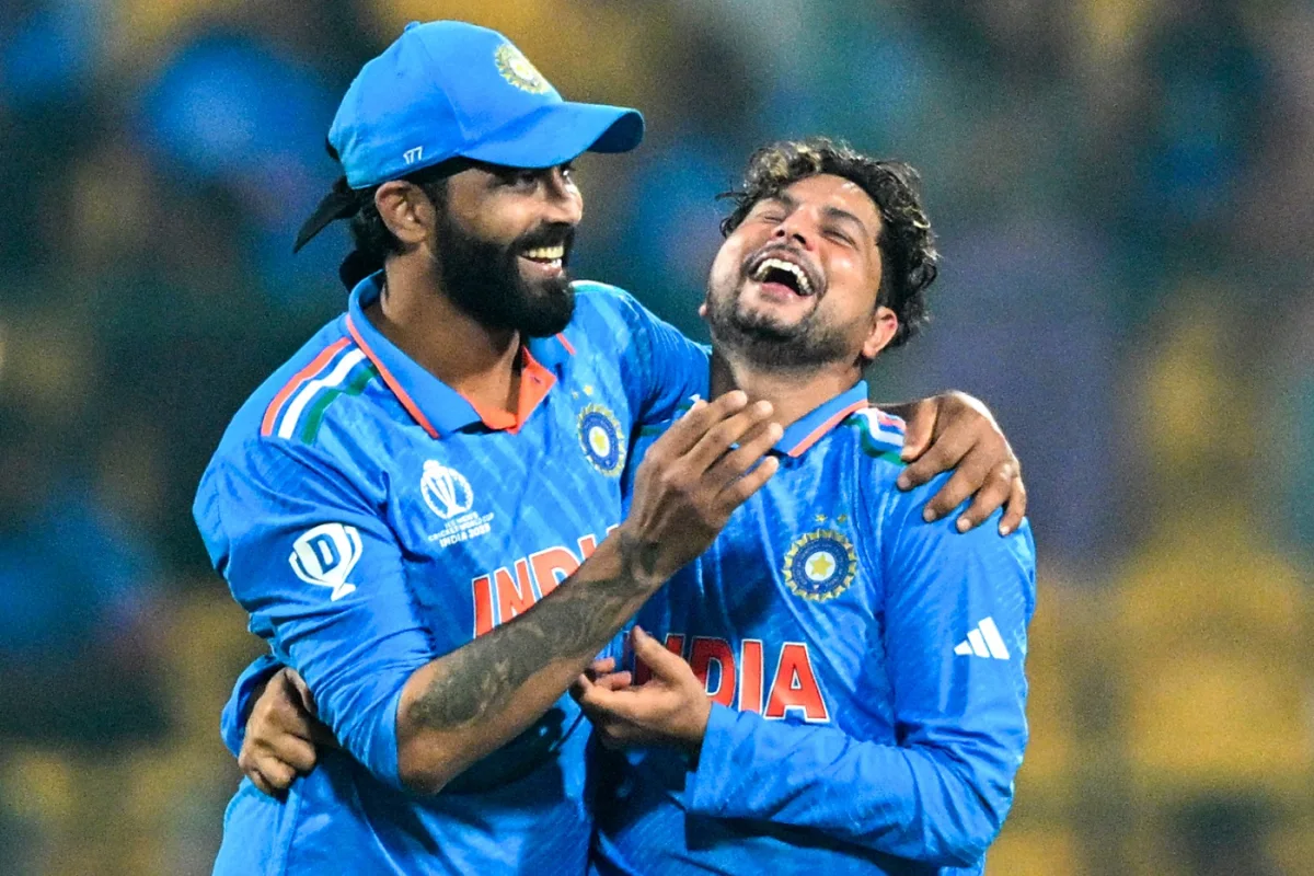 Kuldeep Yadav and Ravindra Jadeja, India vs Netherlands, Cricket World Cup 2023