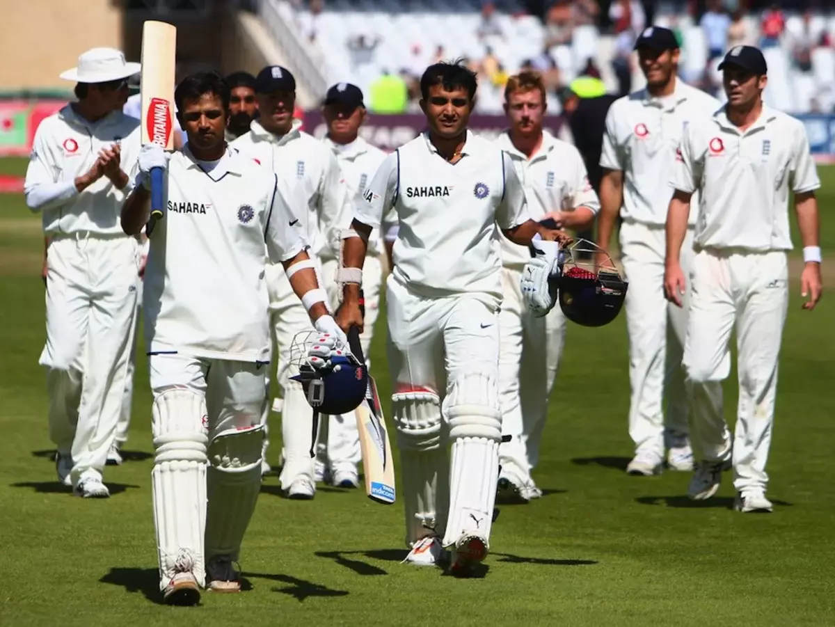 Rahul Dravid and Sourav Ganguly, India vs England, 2nd Test, 2007