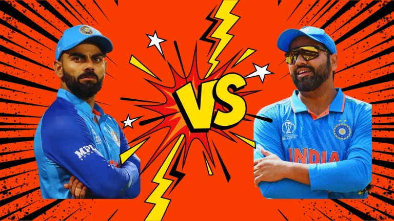 Rohit Sharma vs Virat Kohli