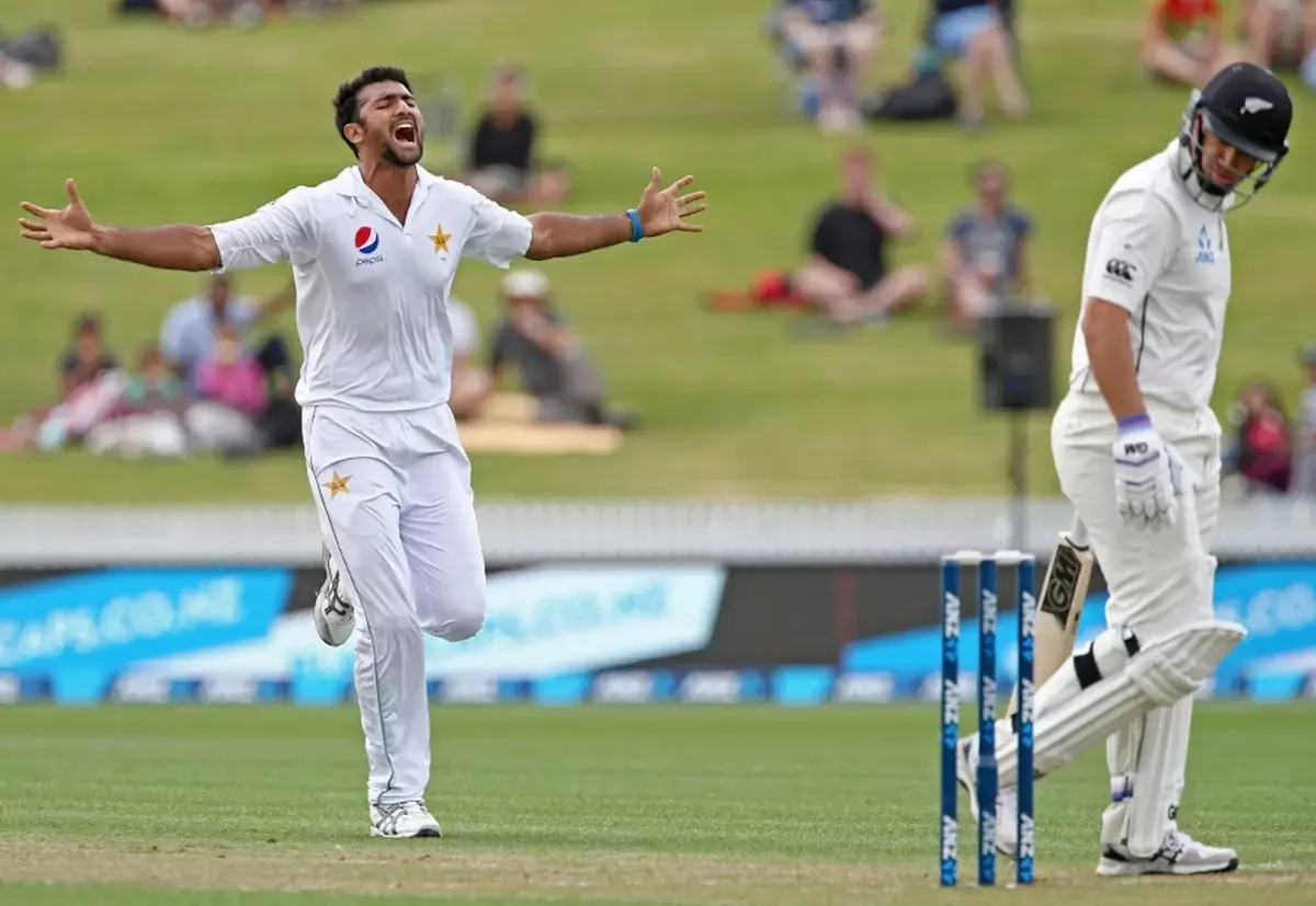 Sohail Khan vs Ross Taylor, New Zealand vs Pakistan, 2nd Test, 2016