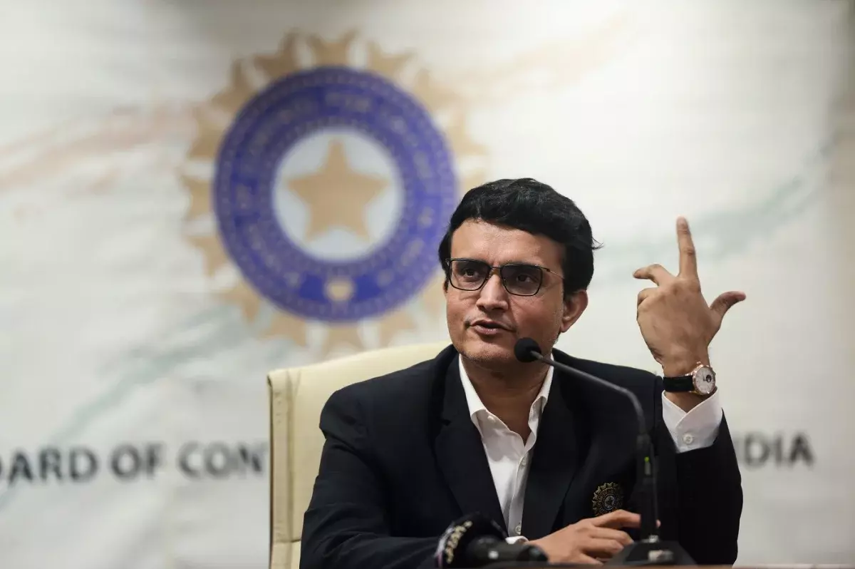 Sourav Ganguly at BCCI Conference