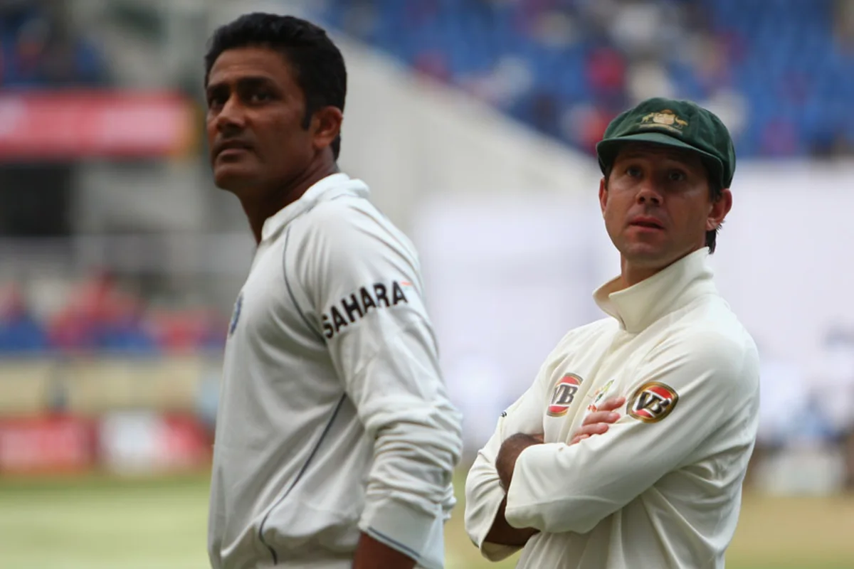 Anil Kumble vs Ricky Ponting, India vs Australia, 1st Test, 2008