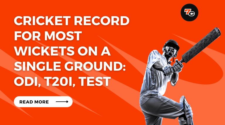 Cricket Record for Most Wickets on a Single Ground: ODI, T20i, Test