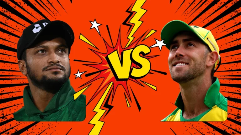 Glenn Maxwell vs Shakib Al Hasan