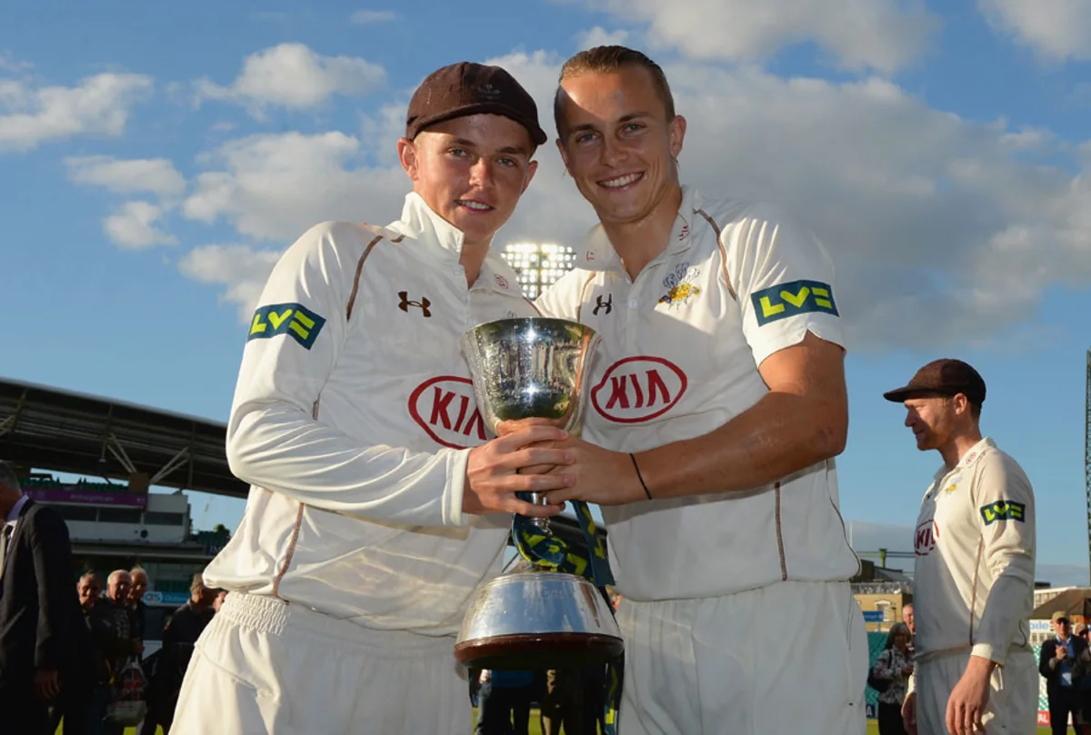 Sam Curran and Tom Curran, Surrey vs Northamptonshire, County Championship, Division Two, 4th day, 2015