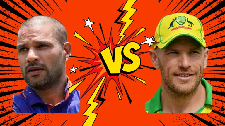 Shikhar Dhawan vs Aaron Finch