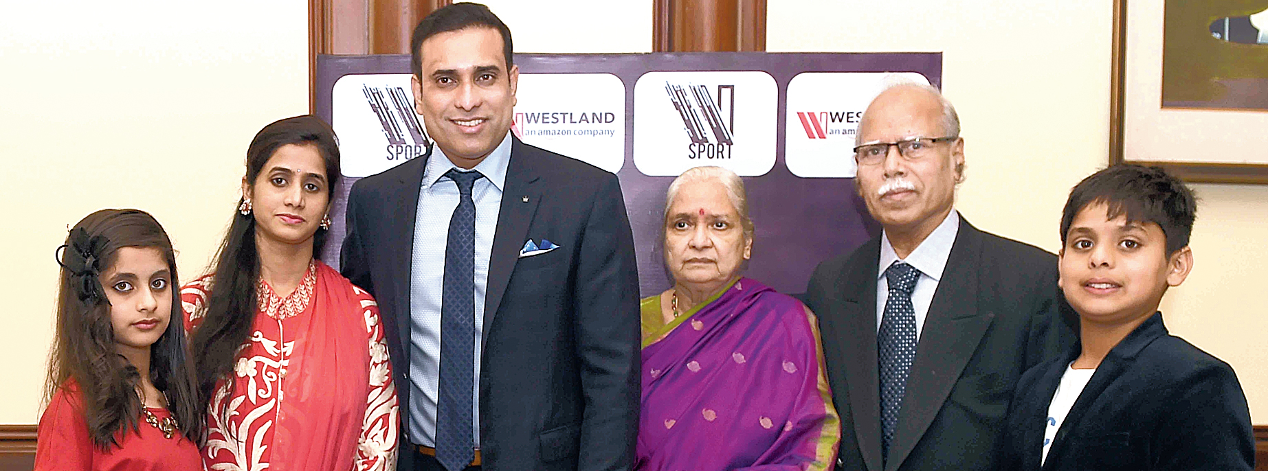 VVS Laxman family