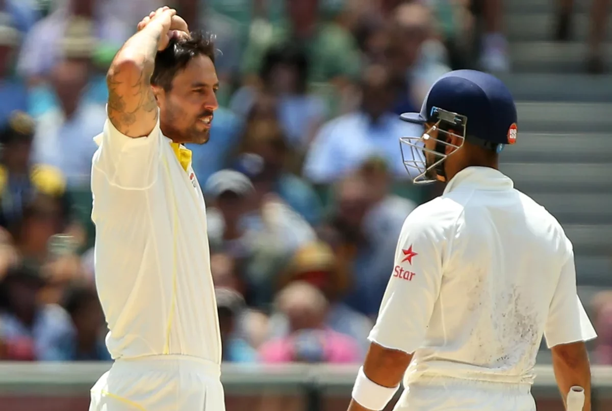Virat Kohli vs Mitchell Johnson, India vs Austalia, 3rd Test, 2014 (2)