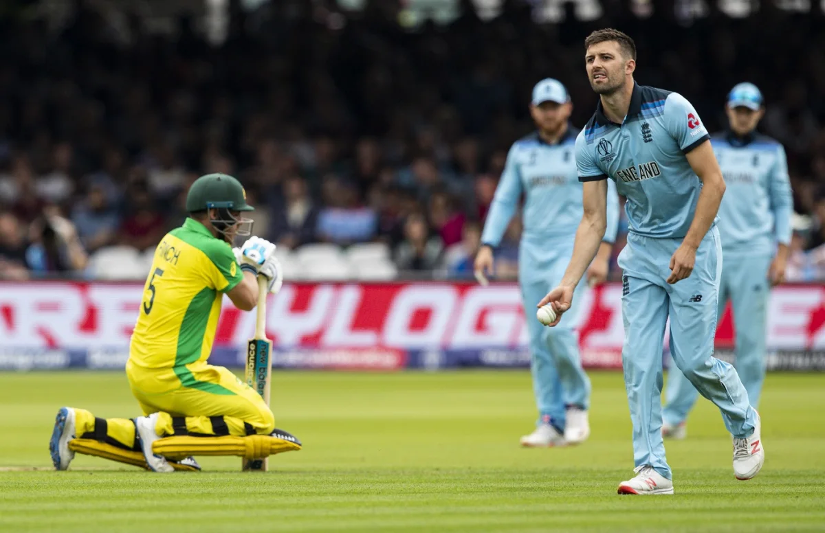 Chris Woakes vs Aaron Finch, England vs Australia, Cricket World Cup 2019