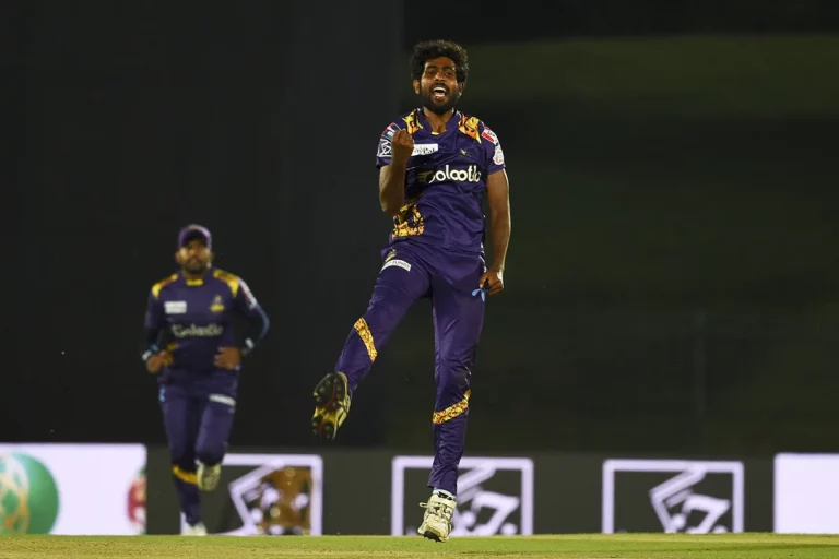 Nuwan Thushara, Galle Gladiators vs Kandy Tuskers, LPL 2020