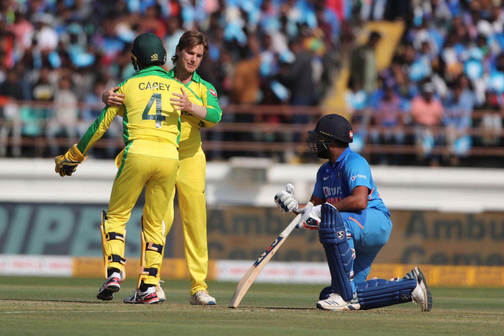 Rohit Sharma vs Adam Zampa, India vs Australia, 2020