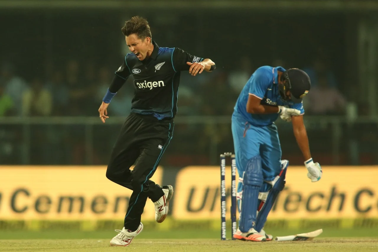 Rohit Sharma vs Trent Boult, India vs New Zealand, 2nd ODI, 2016