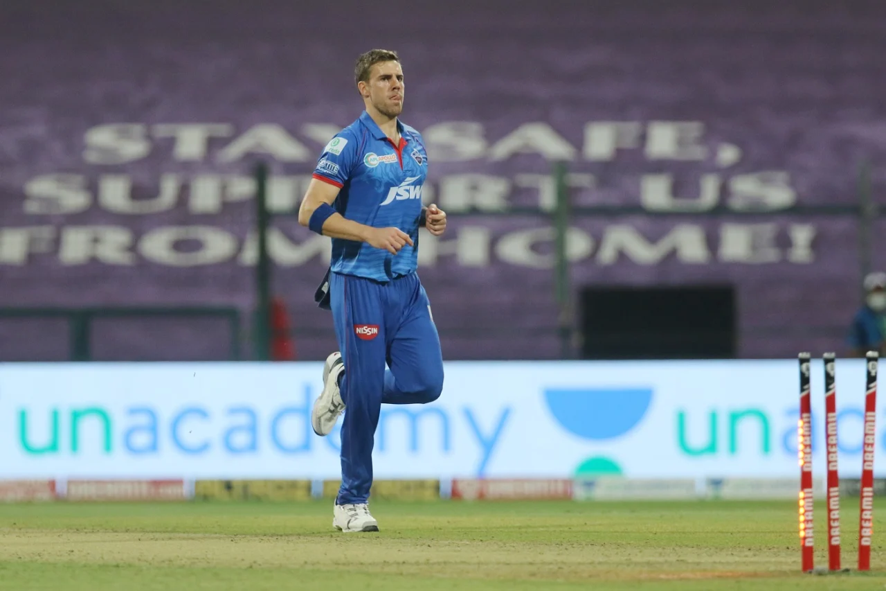 Anrich Nortje, Delhi Capitals vs Royal Challengers Bangalore, IPL 2020